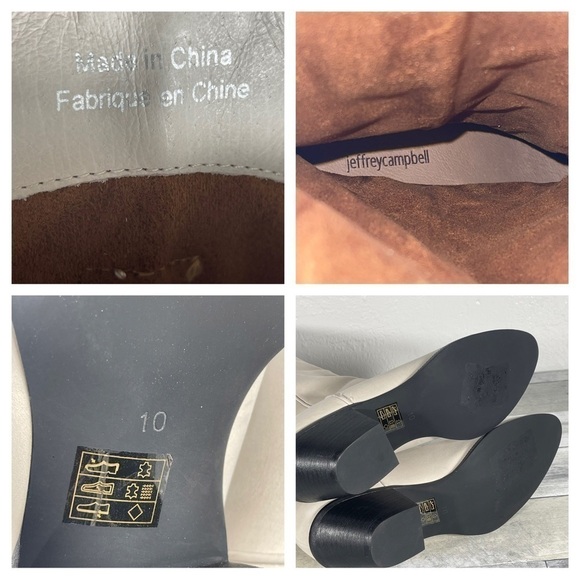 Jeffrey Campbell Women’s Blade 2 Western Boot - Ivory - Sz - 10 - Picture 12 of 15